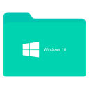 folder light-green w 10 icon